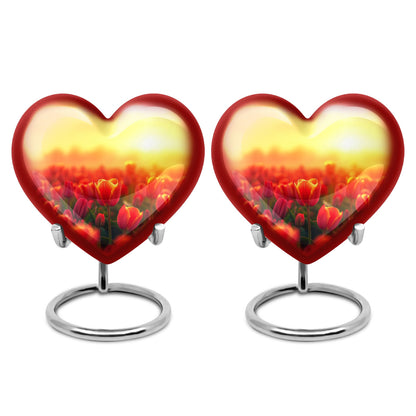 Tulips Theme 3 Inch Keepsake Pack of 2