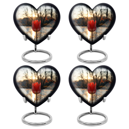 Tulips Theme 3 Inch Keepsake Pack of 4