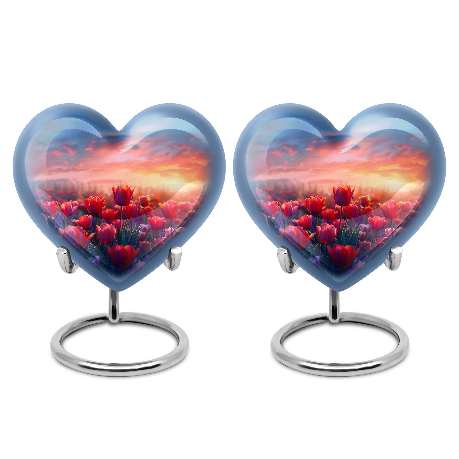 Tulips Theme 3 Inch Keepsake Pack of 2