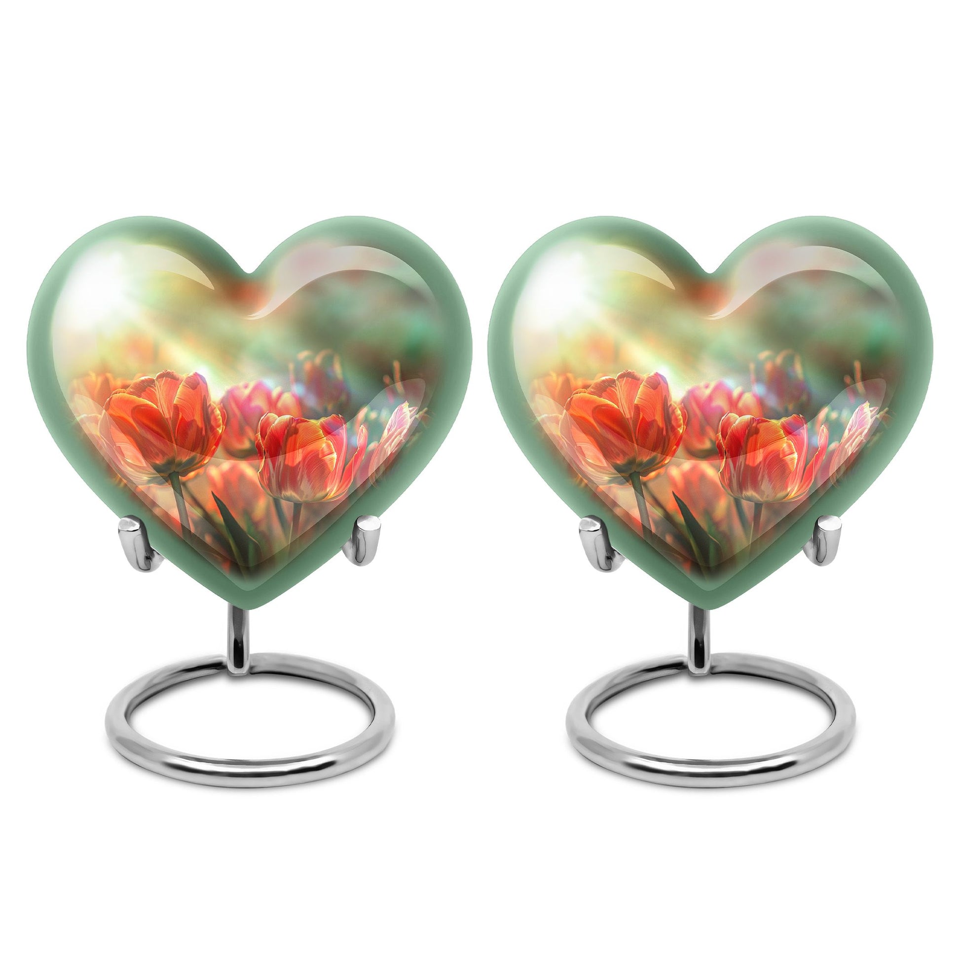 Tulips Theme 3 Inch Keepsake Pack of 2