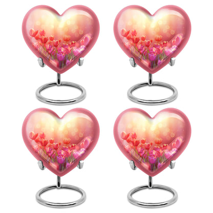 Tulips Theme 3 Inch Keepsake Pack of 4