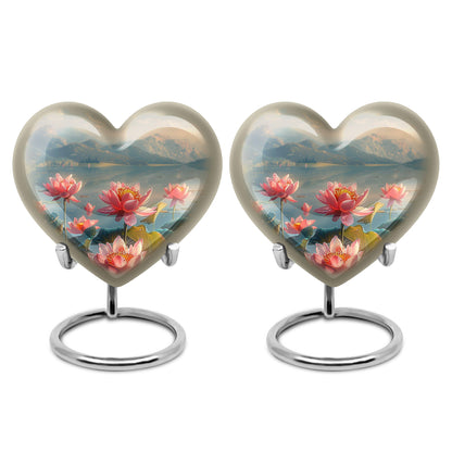 Lotus Theme 3 Inch Keepsake Pack of 2