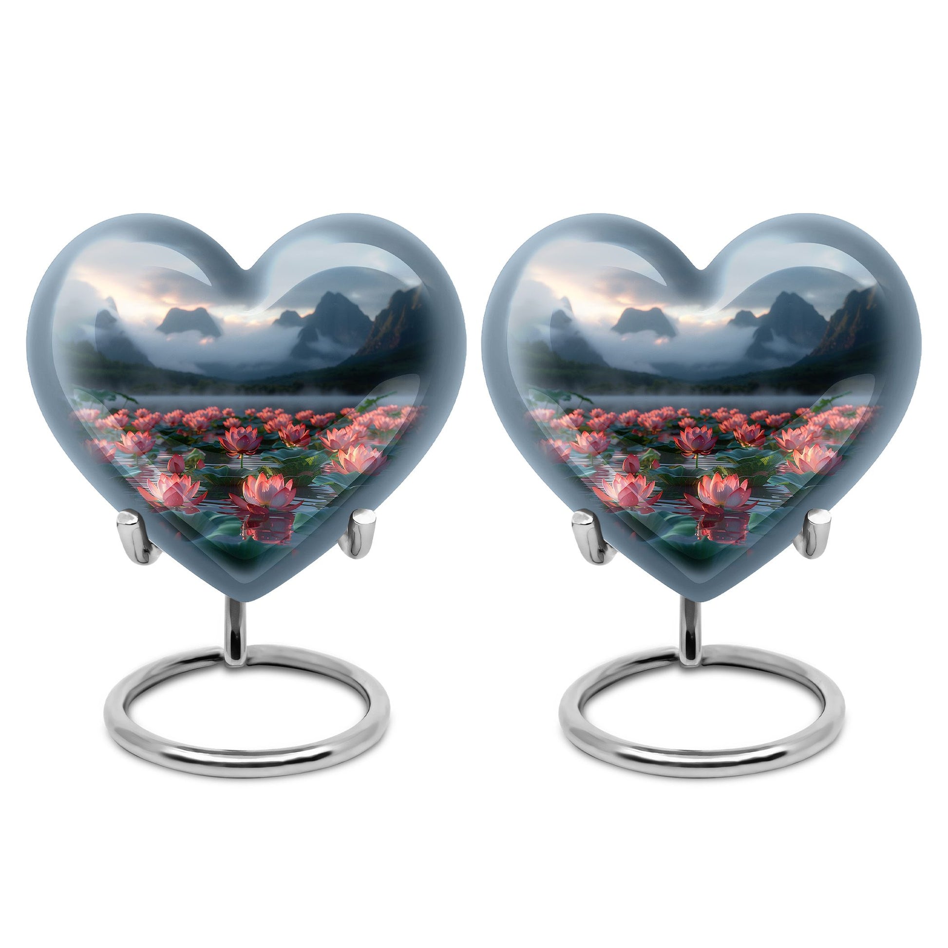 Lotus Theme 3 Inch Keepsake Pack of 2