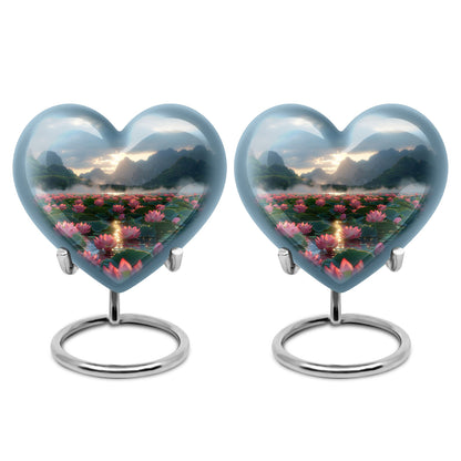 Lotus Theme 3 Inch Keepsake Pack of 2