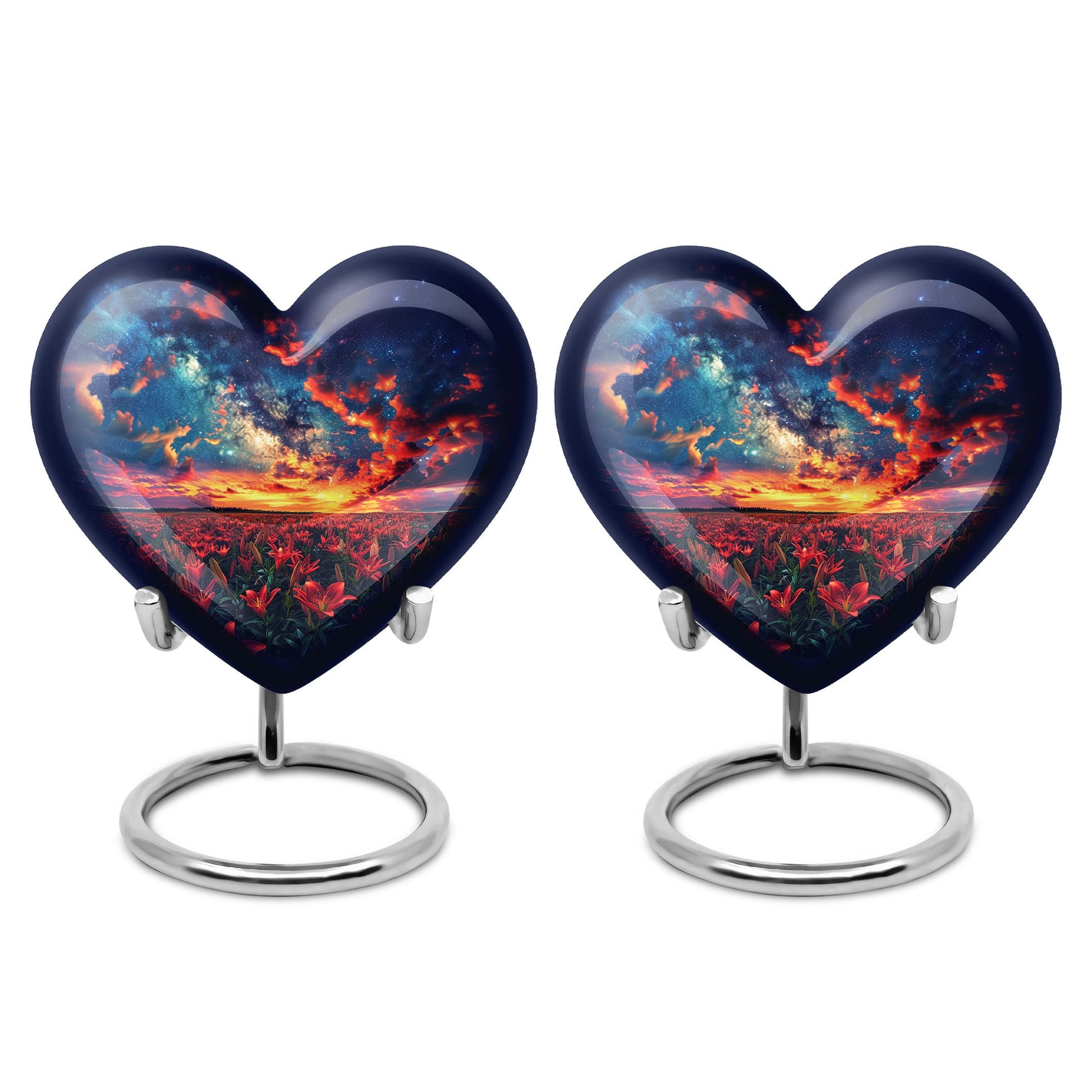 Lily Theme 3 Inch Keepsake Pack of 2