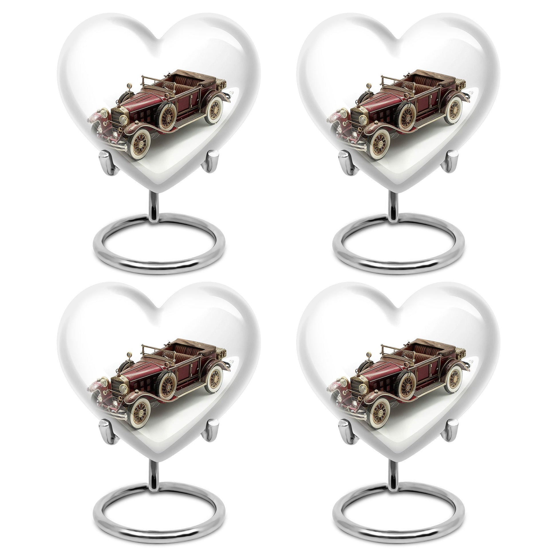 Car Theme 3 Inch Keepsake Pack of 4