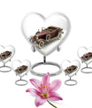 Car Theme Large Urn With 4 Keepsake Urn
