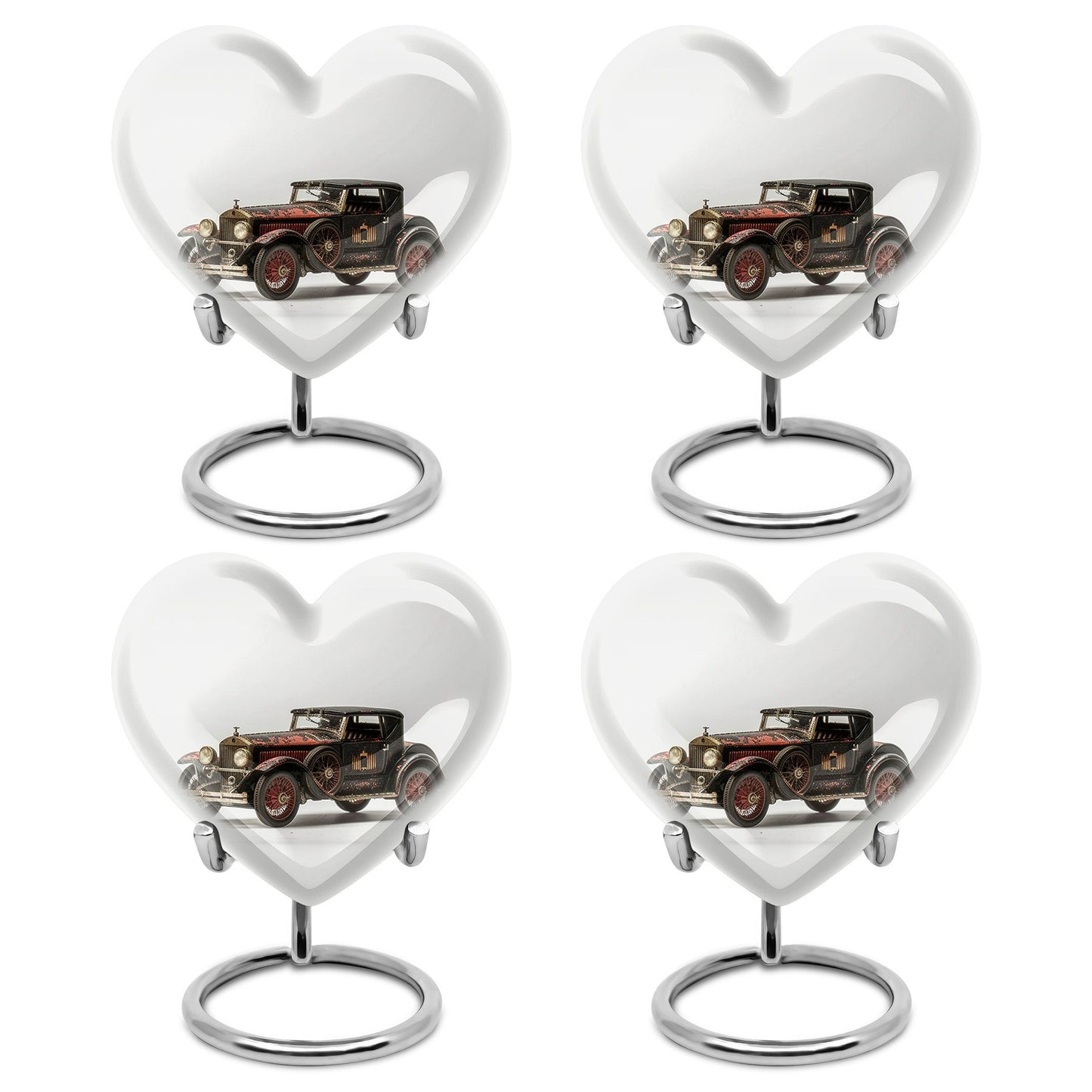 Car Theme 3 Inch Keepsake Pack of 4