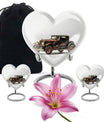 Car Theme Large Urn With 2 Keepsake Urn