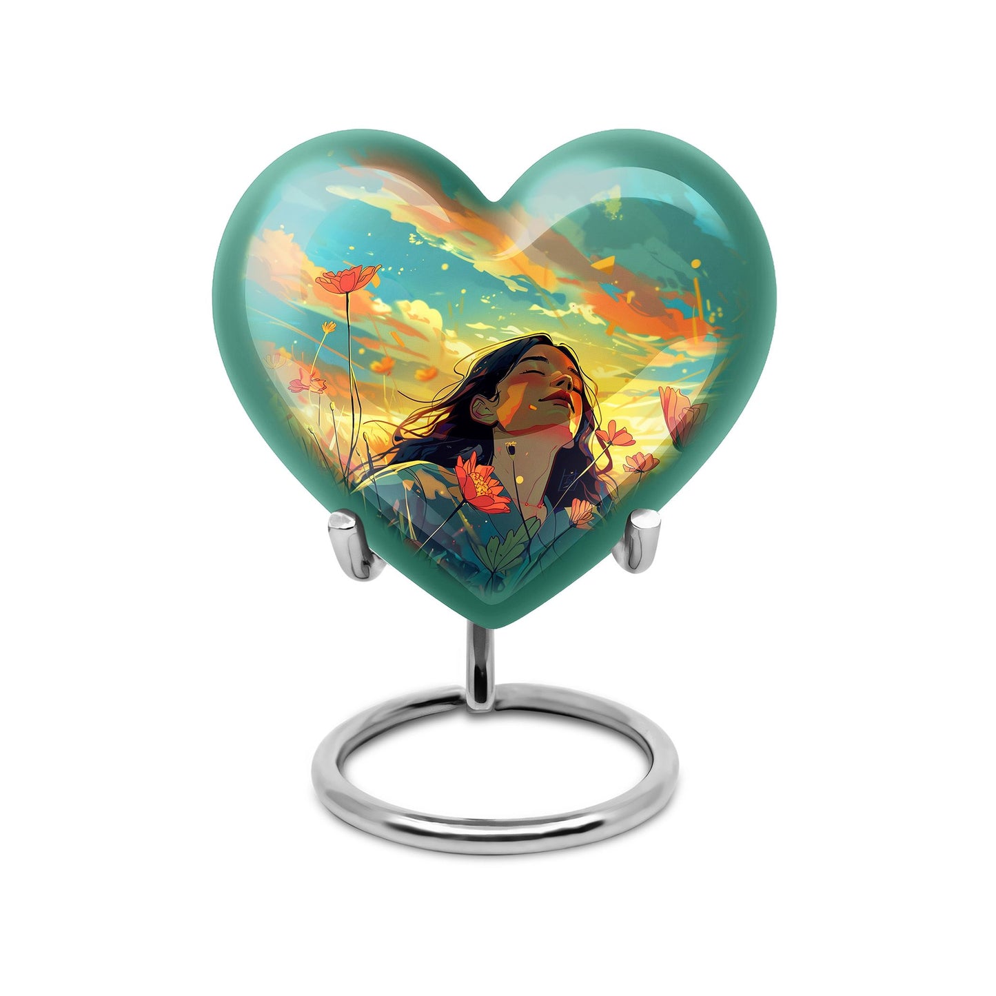 Flower Theme 3 Inch Keepsake