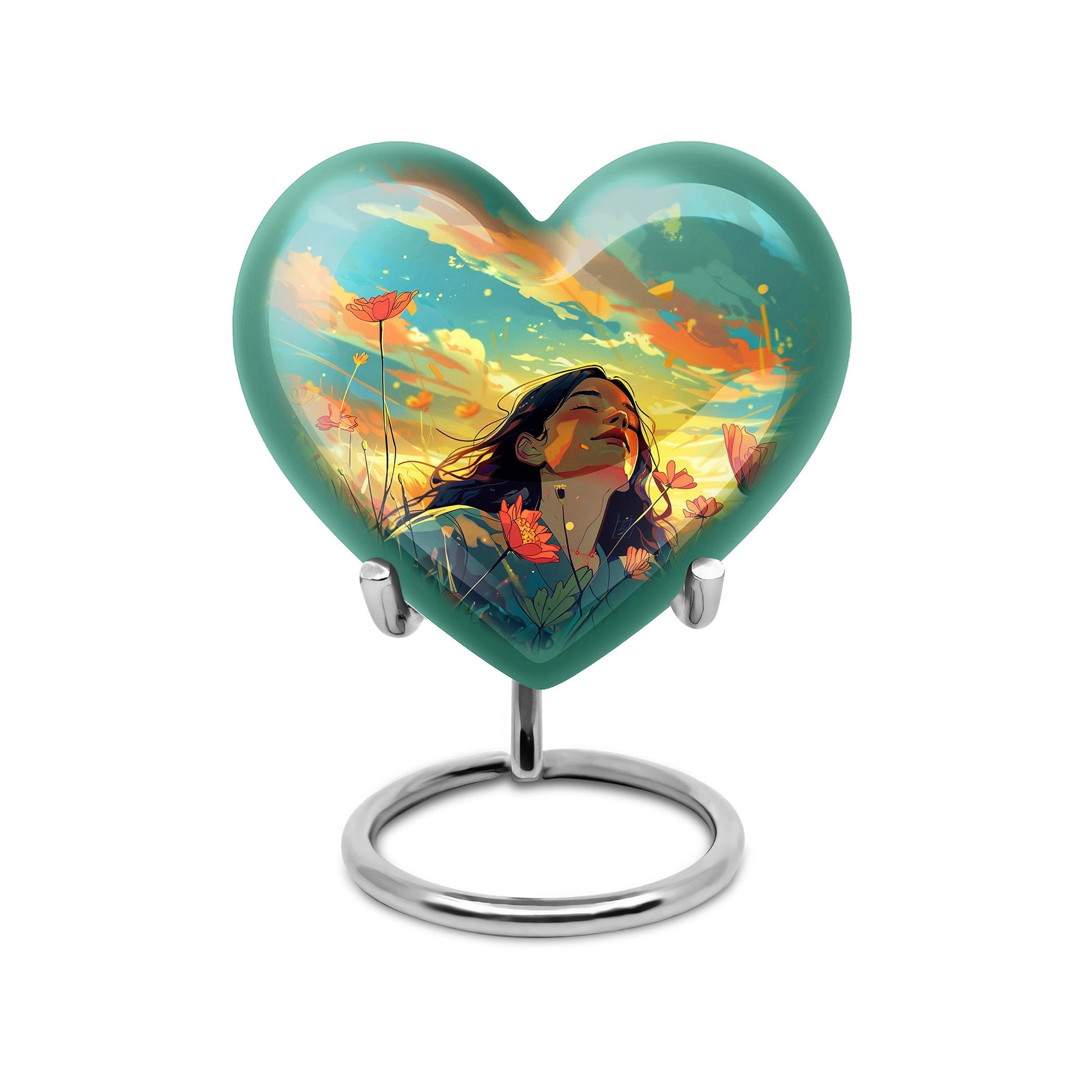 Flower Theme 3 Inch Keepsake