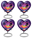 Sunset Theme 3 Inch Keepsake Pack of 4