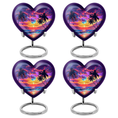 Sunset Theme 3 Inch Keepsake Pack of 4