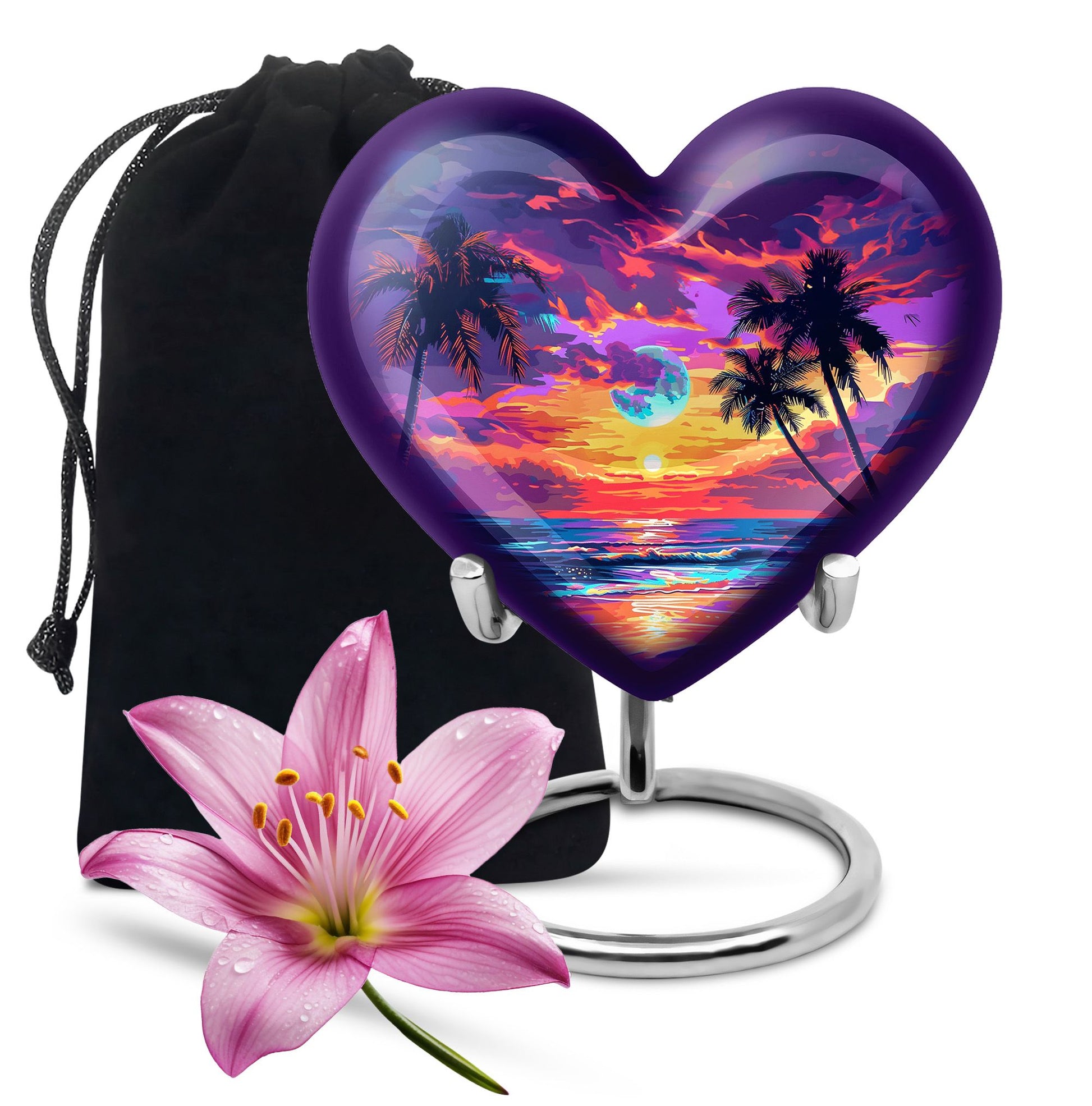 Sunset Theme Large Urn 10 Inch