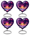 Sunset Theme 3 Inch Keepsake Pack of 4