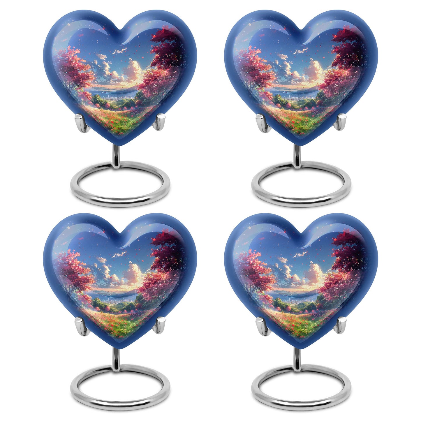 Sunset Theme 3 Inch Keepsake Pack of 4