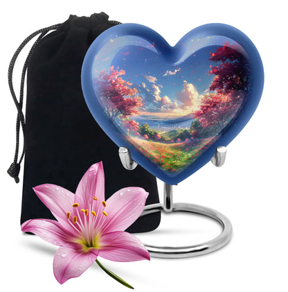 Sunset Theme Large Urn 10 Inch