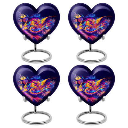 Dragon Theme 3 Inch Keepsake Pack of 4