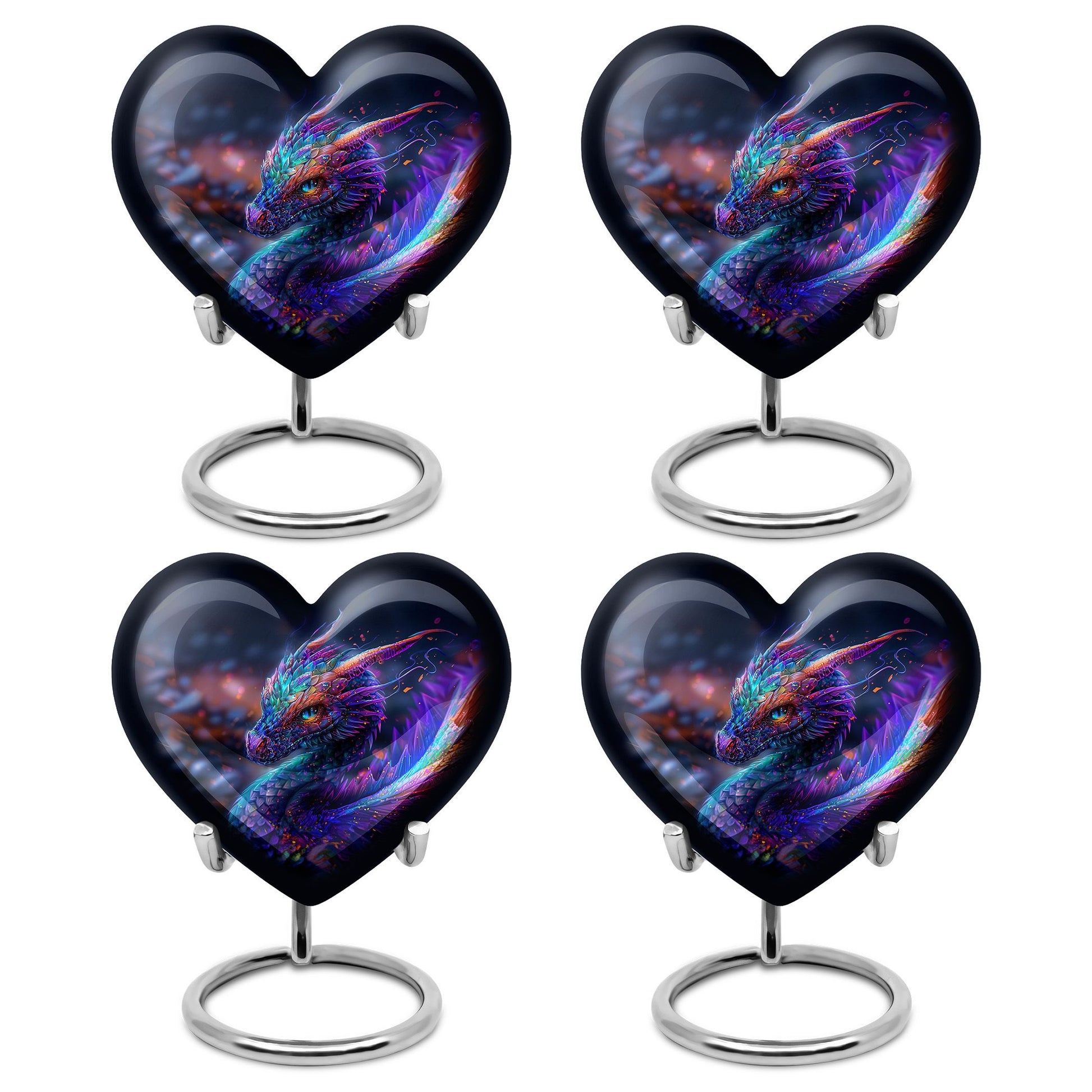 Dragon Theme 3 Inch Keepsake Pack of 4