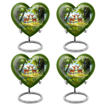 Deer Theme 3 Inch Keepsake Pack of 4