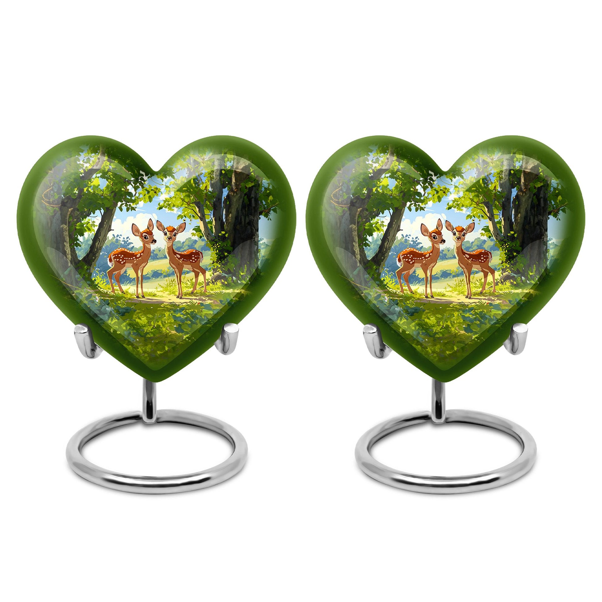 Deer Theme 3 Inch Keepsake Pack of 2