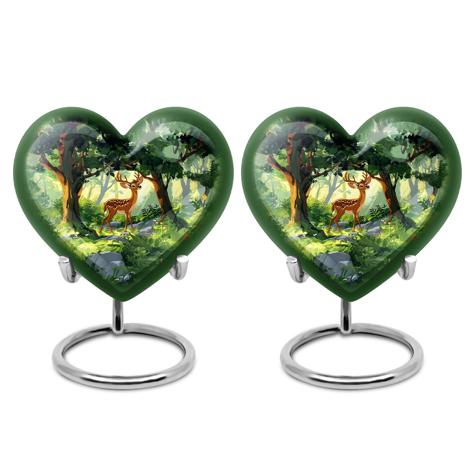 Deer Theme 3 Inch Keepsake Pack of 2