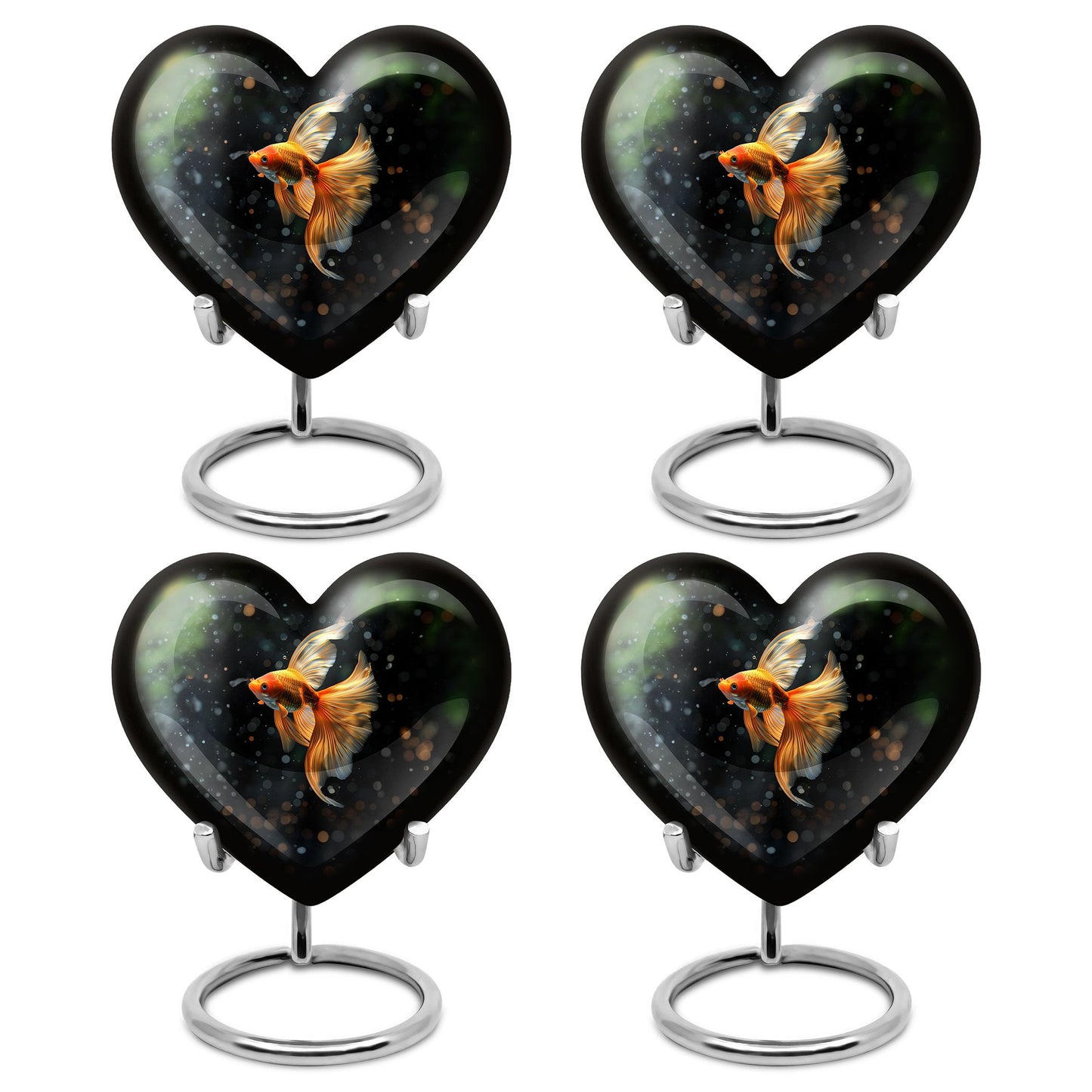Fish Theme 3 Inch Keepsake Pack of 4
