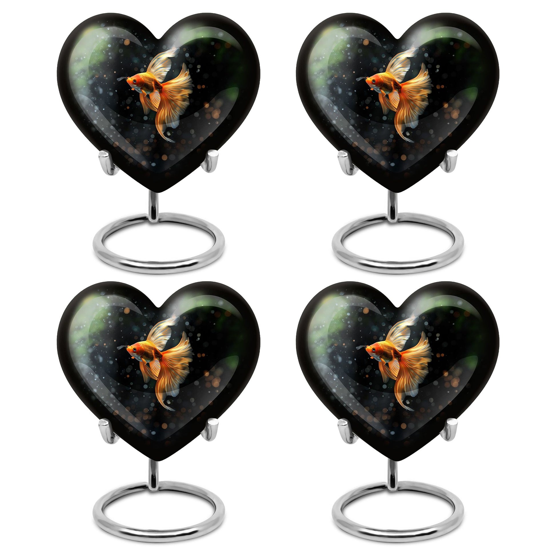 Fish Theme 3 Inch Keepsake Pack of 4