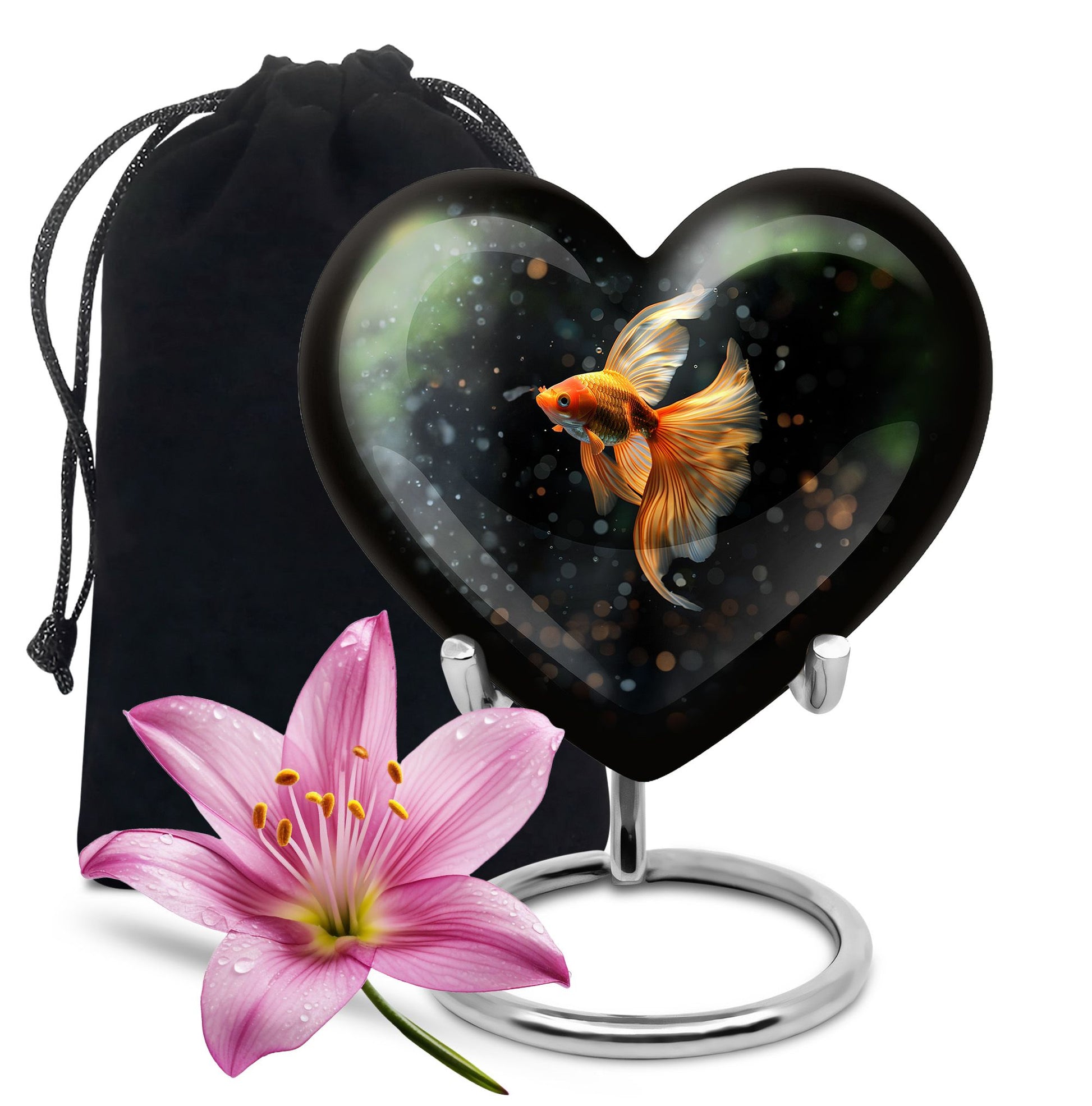 Fish Theme Large Urn 10 Inch