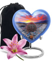 Cactus Sunset Memorial Urn – Desert Urn Keepsake For Human Ashes