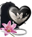 Butterfly Cremation Urn – Black & White Burial Urns For Ashes