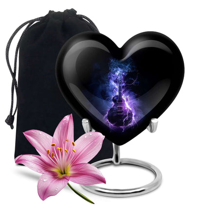 Rock Guitar Cremation Urn – Urns For Ashes Adult Male Large