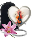 Guitar Large Cremation Urn for Adult Human Ashes - Colorful Guitar Urn For Musicians
