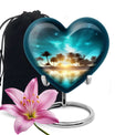 Tropical Sunset Cremation Urn for Adult Ashes - Burial Urns For Humans