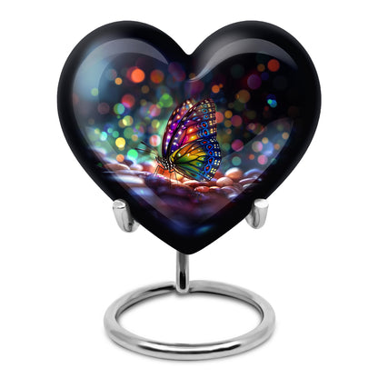Personalized Blue Butterfly Cremation Urns for Ashes - Enchanting 10-inch - Yatskia