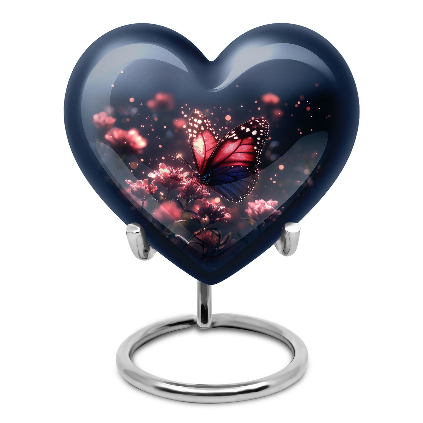 Sublime Butterfly Cremation Urns for Human Ashes - Blue 10-inch - Yatskia