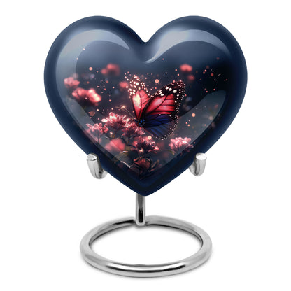 Sublime Butterfly Cremation Urns for Human Ashes - Blue 10-inch - Yatskia