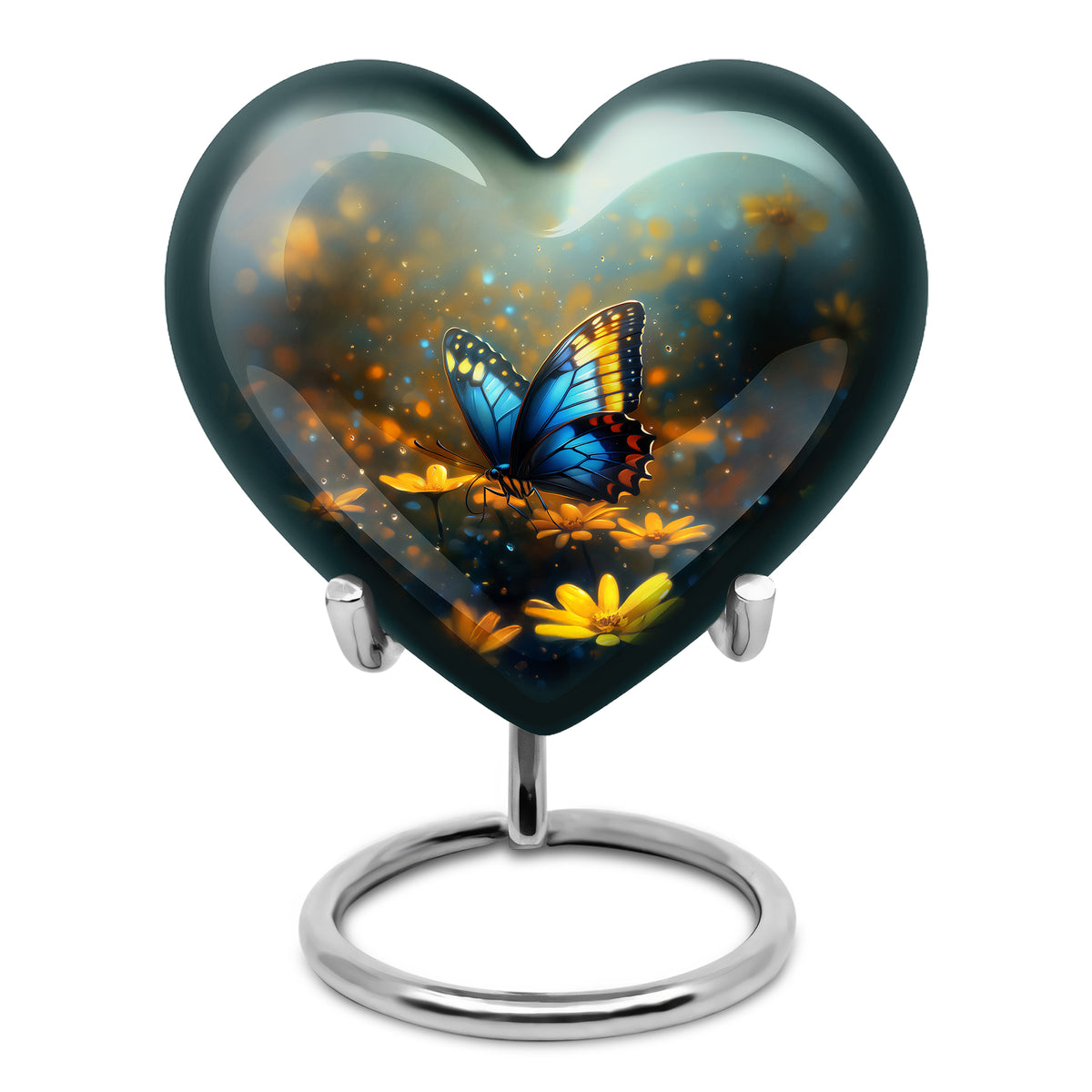Sublime Butterfly Cremation Urns for Human Ashes - Gray - Yatskia