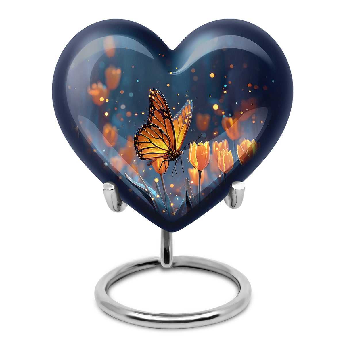 Blue Butterfly Haven Cremation Urns for Human Ashes - Yatskia