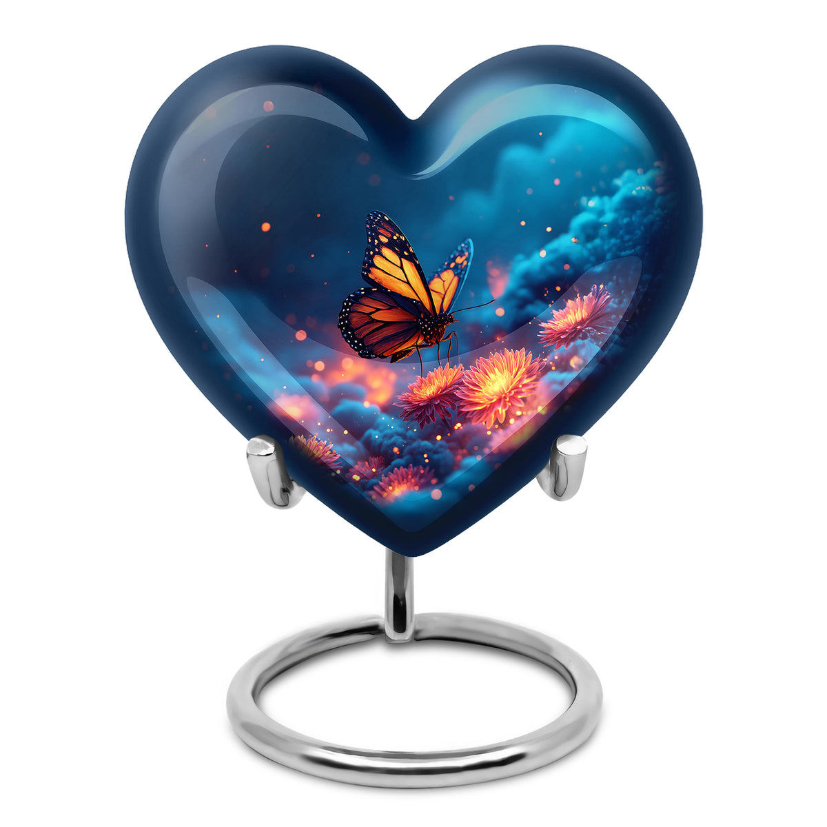 Blue Butterfly Cremation Urns - Enduring Guardian - Yatskia