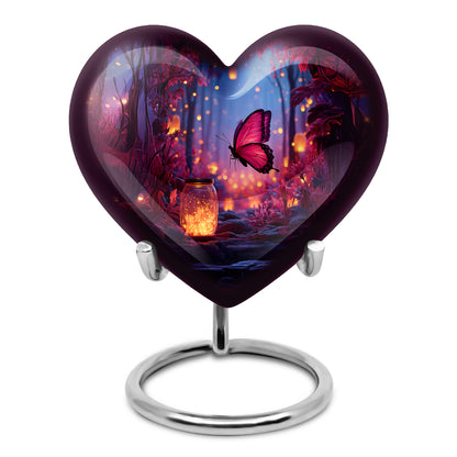 Personalized Butterfly Cremation Urns - Tranquil Blue 10-inch, 200 cu in - Yatskia