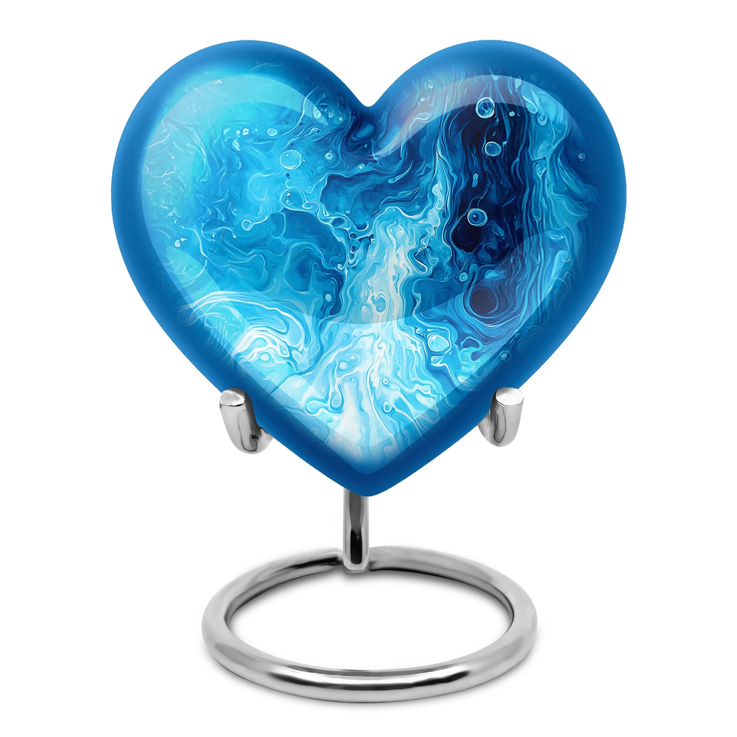 Sublime Blue Cremation Urns for Human Ashes - Blue 10-inch - Yatskia