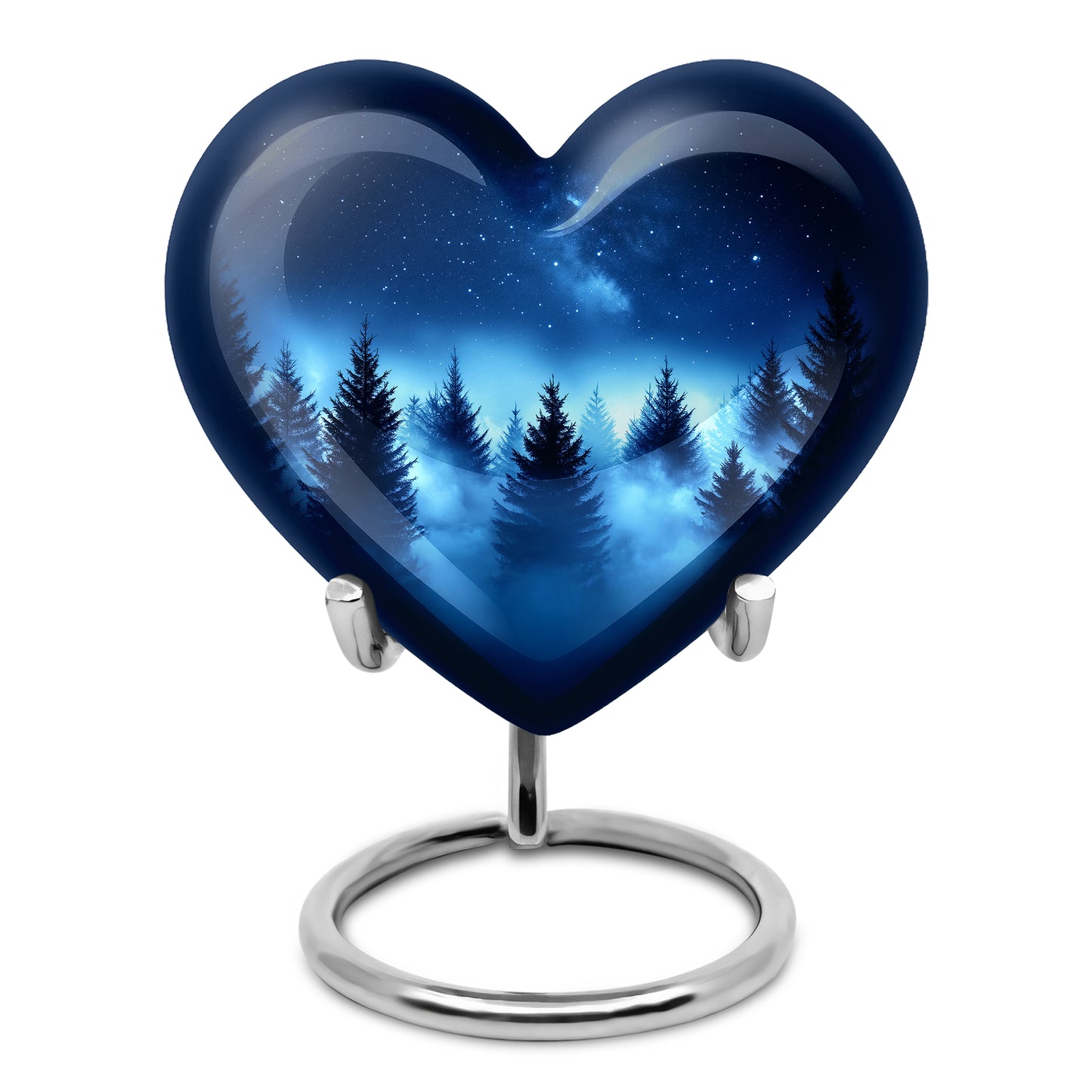 Personalized Blue Blue Cremation Urns for Ashes - Majestic 10-inch - Yatskia