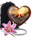 Red Cardinal Bird Cremation Urn – Peaceful Nature Urns For Ashes Large