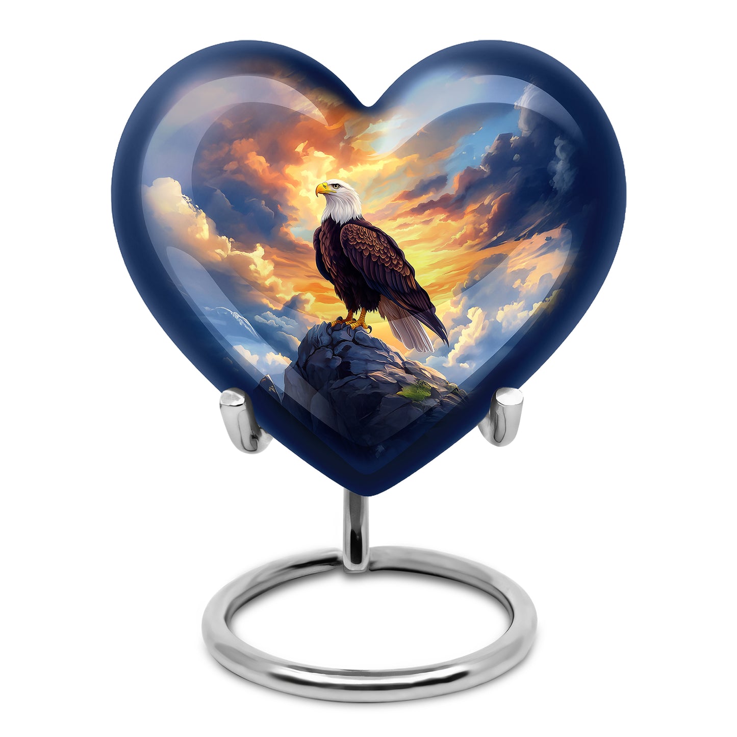 Blue Eagle Cremation Urns - Glorious Testament 10-inch, 200 cu in - Yatskia