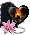 Guitar Urn For Ashes For Women - Sunset Cremation Urns For Adult Human