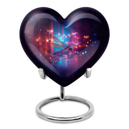 Remarkable Dragonfly Memorial Cremation Urns - Blue 10-inch, 200 cu in - Yatskia