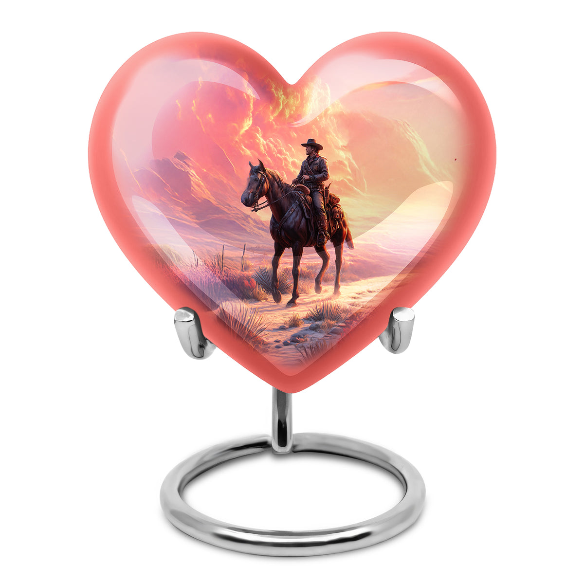 Blue Cowboy Cremation Urns - Opulent Comfort - Yatskia