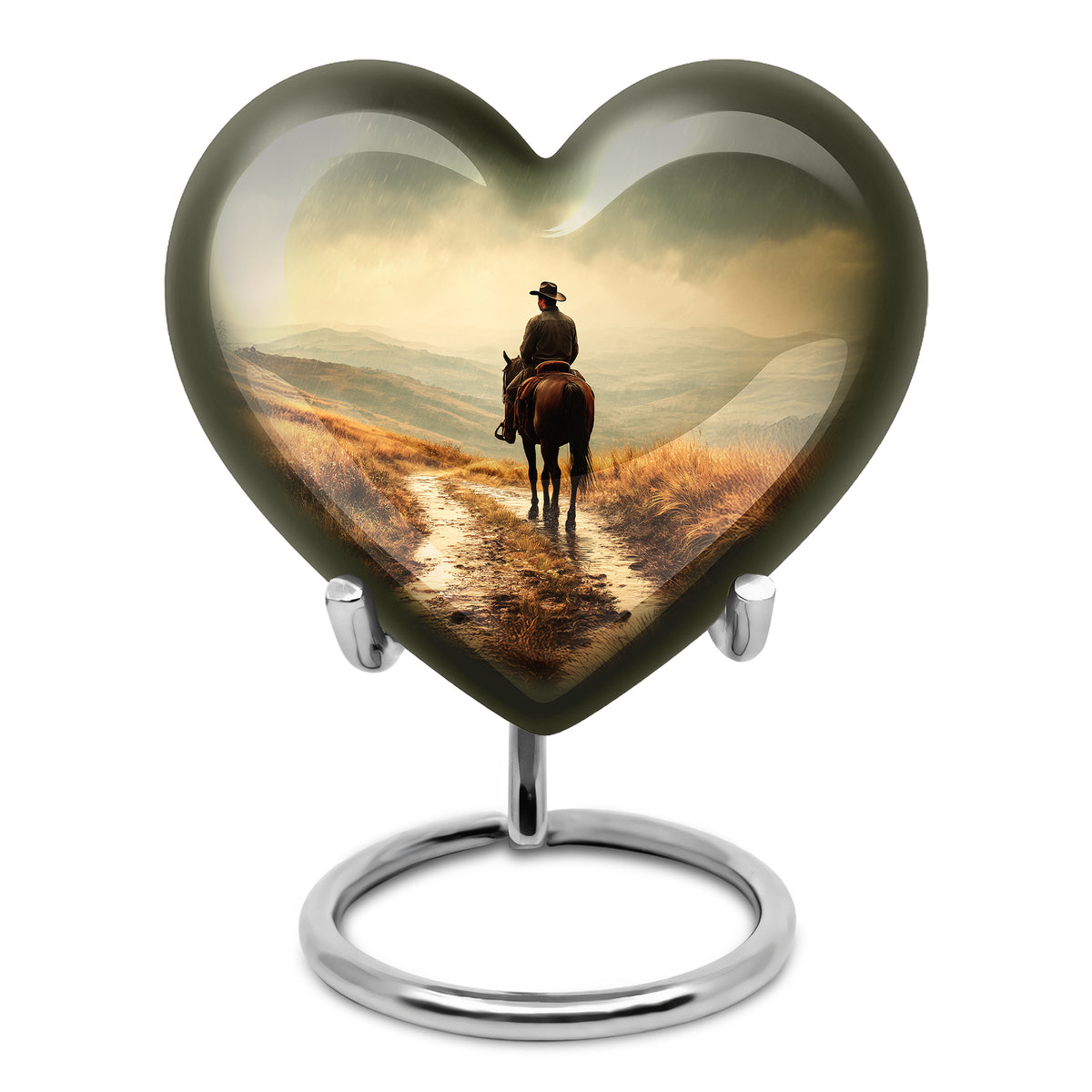 Yellow Sacred Cowboy Cremation Urns for Human Ashes - Yatskia