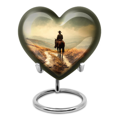 Yellow Sacred Cowboy Cremation Urns for Human Ashes - Yatskia